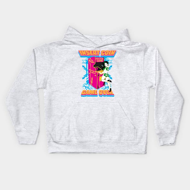 Coin for the Game Kids Hoodie by Dark Planet Tees